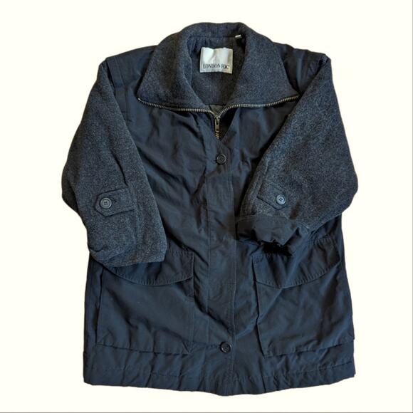 Vintage London Fog Thinsulate Warm Fleece Full Zip Heavy Winter Coat Jacket - Picture 1 of 4